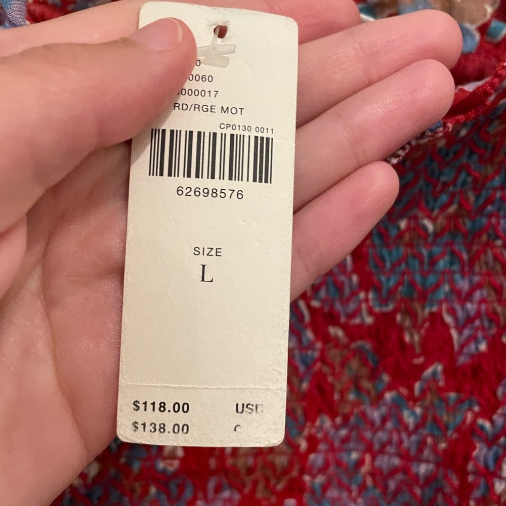 Anthropologie Love the Label Smocked Ruffle Cropped Top - Picture 7 of 7